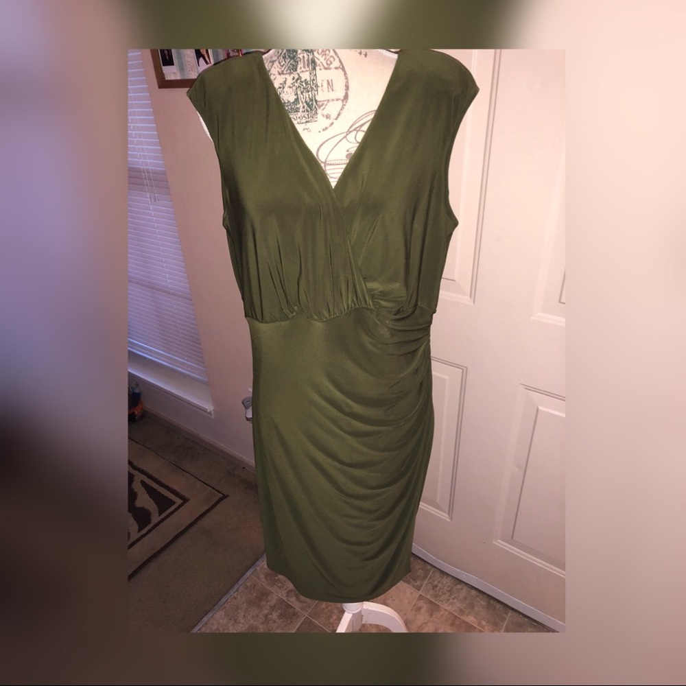 Ralph Lauren Olive Green Dress